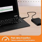 WD 3TB Elements USB 3.0 Portable External Hard Drive Black view 6