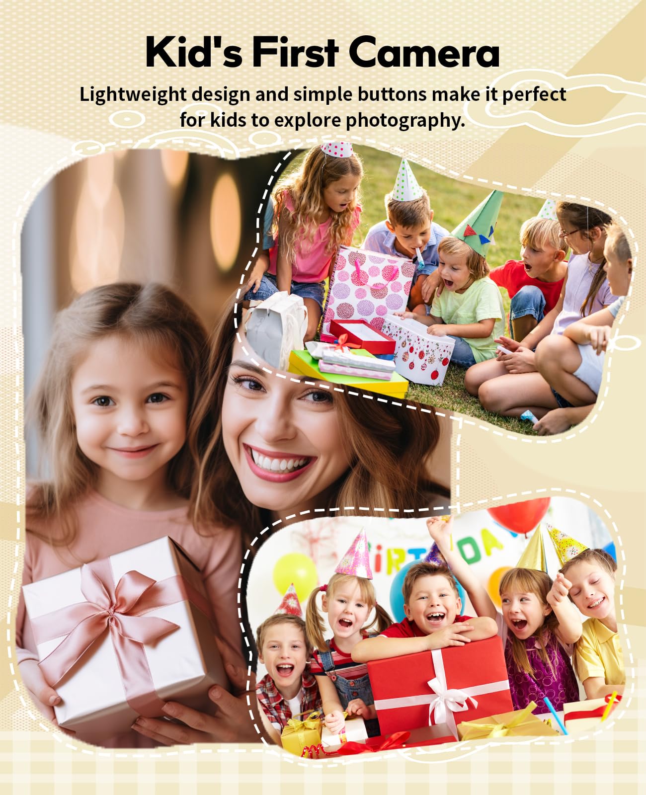 FLATIC Mini Keychain Camera –4K Digital Tiny Camera with 32GB Card & Elegant Gift Box, Fun Pocket-Sized Gadget for Kids & Adults, Collectible Gift for Travel, Birthdays & Stocking Stuffers, Black