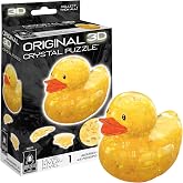 BePuzzled | Duck, Original 3D Crystal Puzzle, Engaging and Entertaining Unique Puzzle, Quack Your Way to Fun!