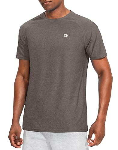 Men's Dry Fit Short Sleeve T-Shirt Crewneck Lightweight Tee Shirts