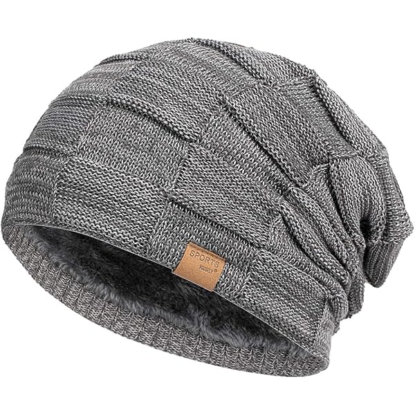 Merino Wool Slouchy Beanie Unisex Winter Hat Warm Skull Cap Minimal Chic meioro Slouchy Beanie Hat for Men Women Warm Winter Hats  main image 4