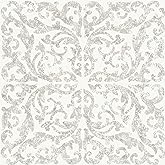FloorPops Estate Peel &amp; Stick Floor Tiles, Gray