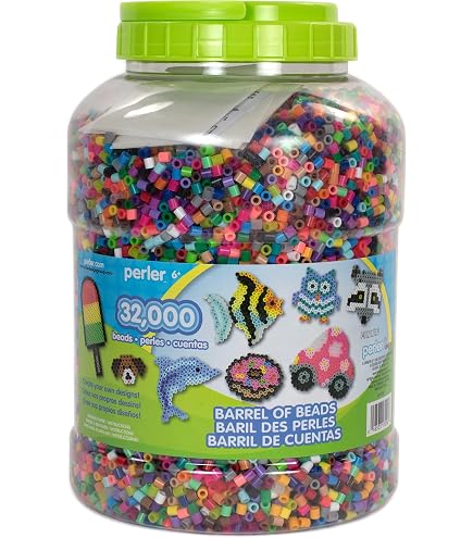Perler Lachsperlen – 1000 Stück Bunte Perlen Für Bastelprojekte & Schmuck (ab 6 Jahren)