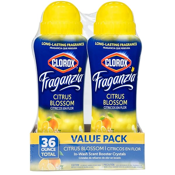 CLOROX FRAGANZIA IN-WASH SCENT BOOSTER CRYSTALS IN CITRUS...