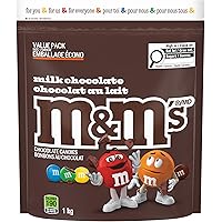M&M'S, Milk Chocolate Candy, Celebration Size Share Bag, 1kg