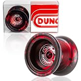 Duncan Toys Roadrunner Aluminum Unresponsive Yo-Yo, Black/Red Splash | Expert-Level Precision Aluminum, Concave Bearing, Wide Shape, 64.8g, For Advanced String Tricks