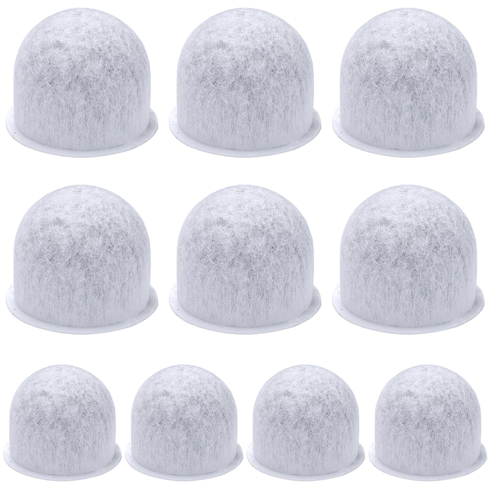 Photo 1 of 10Pcs Wolf Coffee Maker Water Filter Pods Replacement, Charcoal Coffee Filters Replacement Cartridges Fits WGCM100S WGCM110S WGCM120S Coffee Maker Water Filter System
