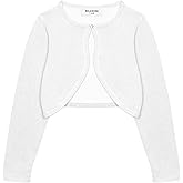 BOLEROSE Girls Long Sleeve Sparkle Cardigan Childrens Kids Bolero Shrug