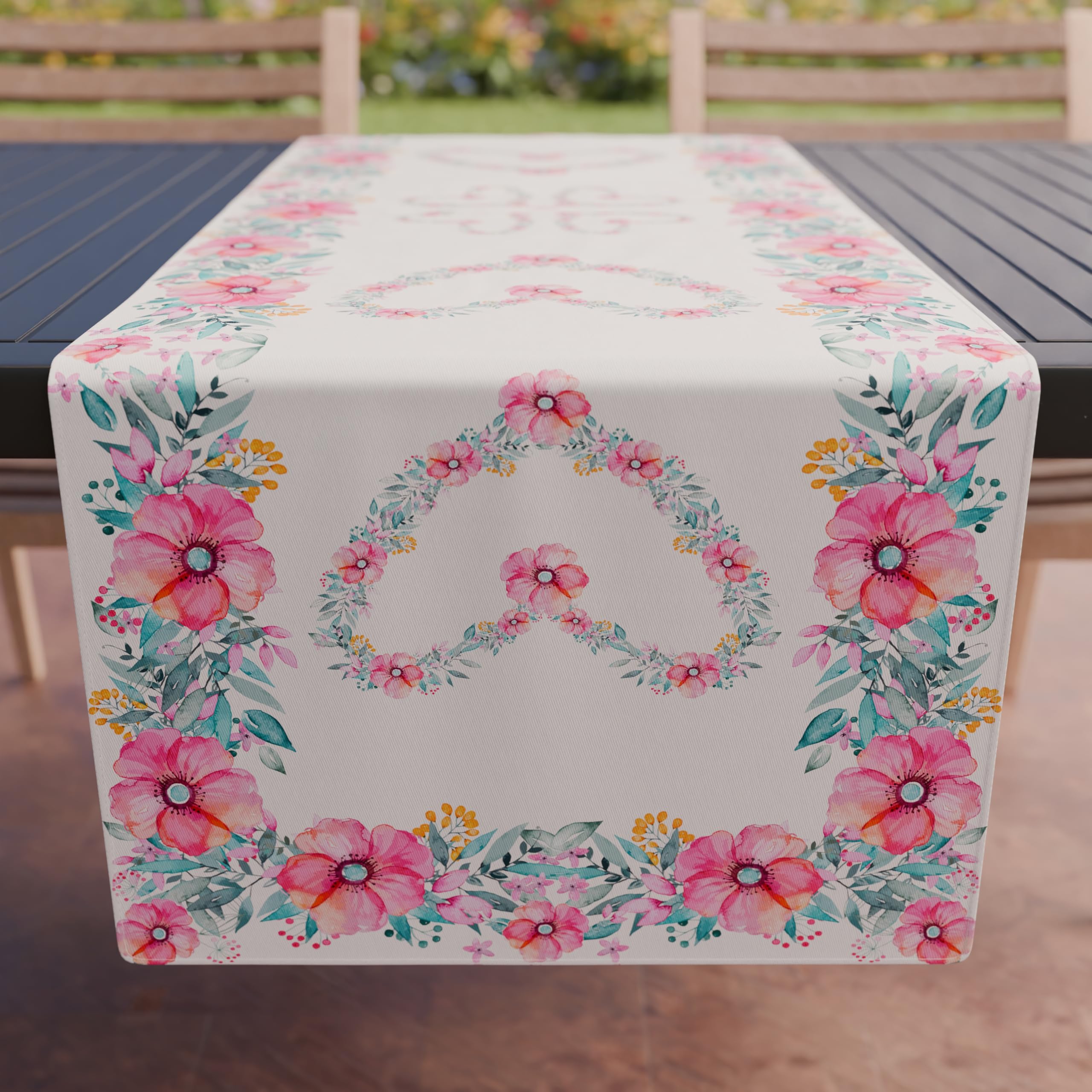 PETTI Artigiani Italiani Cooking Textile Accessories 2025, 100% Hypoallergenic Microfibre, Flowers 01, 40 x 140 cm — image 1