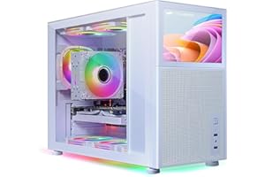 STGAubron Gaming PC Desktop, Intel Core i7-10700KF up to 5.1G, 16GB DDR4, 1TB SSD, GeForce RTX 2060 Super 8G, 600M WiFi, BT 5