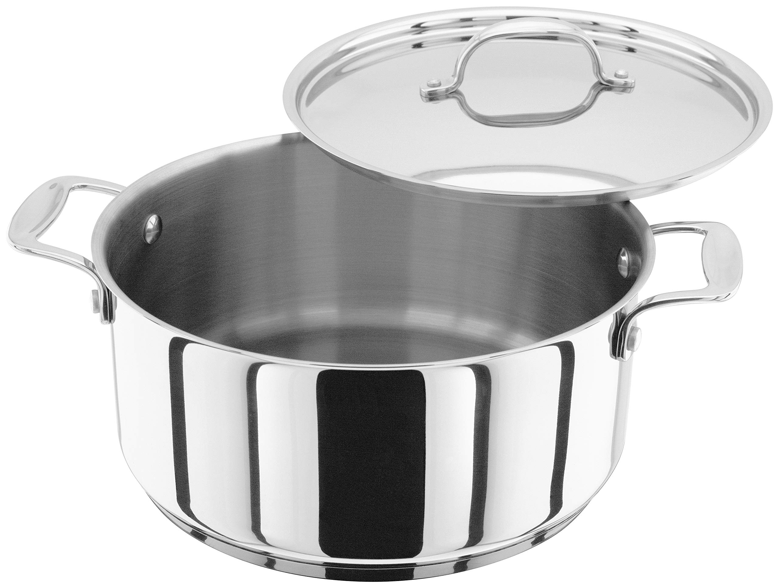 Stellar Profile Stainless Steel Casserole with Lid 24cm, 3.7L Induction Ready, Oven Safe, Dishwasher Safe โ image 1