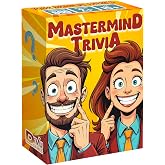 Mastermind Trivia Fun Board Game | Trivia Card Game for Adults, Teens &amp; Family | Tabletop Quiz Game for Game Night, Parties &amp; Travel | 600 Questions | History, Science, Sports, Geography | Great Gift
