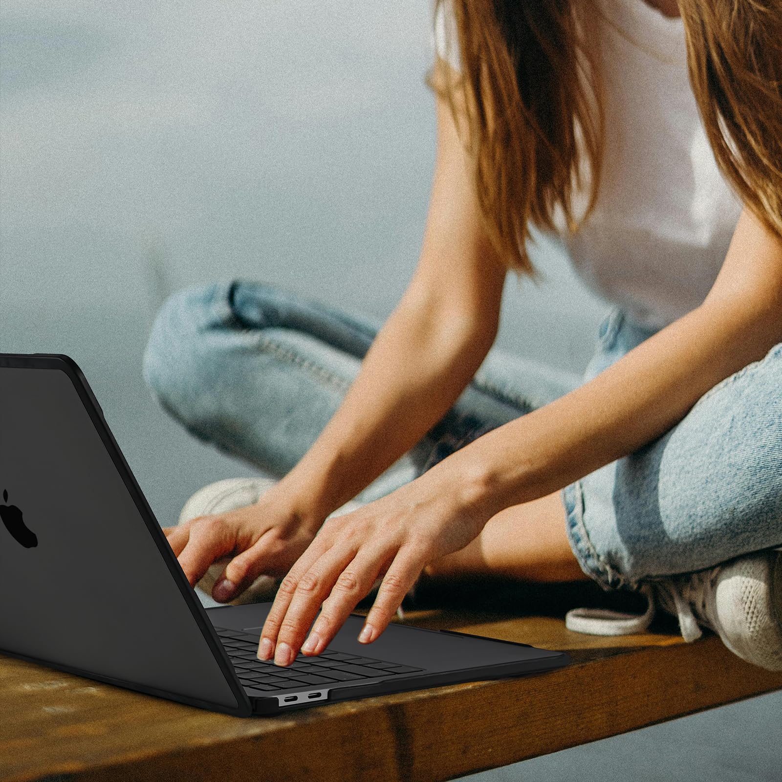 BlueSwan Case Compatible for MacBook Pro 13 Inch M2 M1 A2338 A2251 A2289 A2159 A1989 A1708 A1706, Released 2022-2016, Shatterproof Frame + Matte Anti-Fingerprint Protective Case, Black
