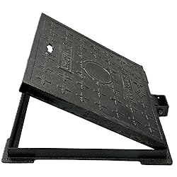 MOSINSBO 20x20 Cast Iron Manhole Cover and Frame, B