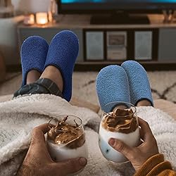 QFH Cozy Bedroom Slippers - Unisex Adult Winter