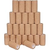 24 Pack Self Adhesive Bandage Wrap, 4” x 5 Yards Cohesive Medical Tape Elastic Wrap for Sports, Ankle, Wrist Sprains, Pet First Aid