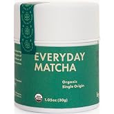 Rishi Tea Everyday Matcha Organic Japanese Green Tea Powder, 1.05oz | Cafe-Quality Matcha Tea Latte Powder, Energizing, Focus, Enjoy Hot or Iced, Sustainable, 14+ Servings