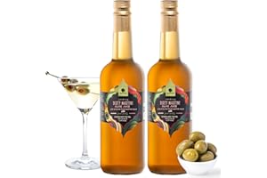 Gourmanity Olive Juice for Dirty Martinis, Premium Olive Brine an Ideal Martini Mix, Classic Cocktail Enhancer, Addition to Y