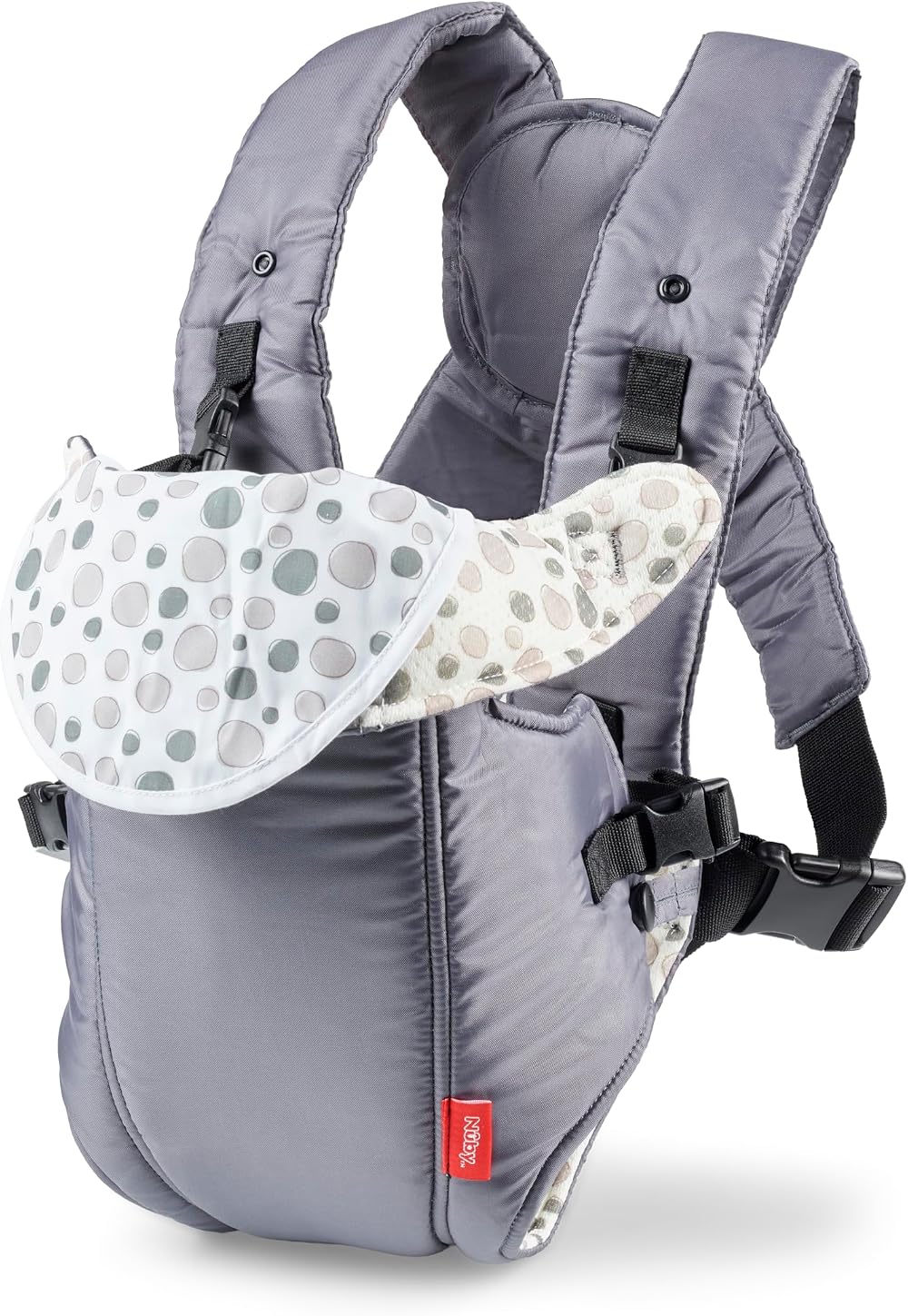 Nuby Two Ways to Wear Baby Carrier - Birth to Toddler | Adjustable Straps