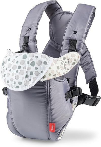 Nuby Two Ways to Wear Baby Carrier - Birth to Toddler | Adjustable Straps