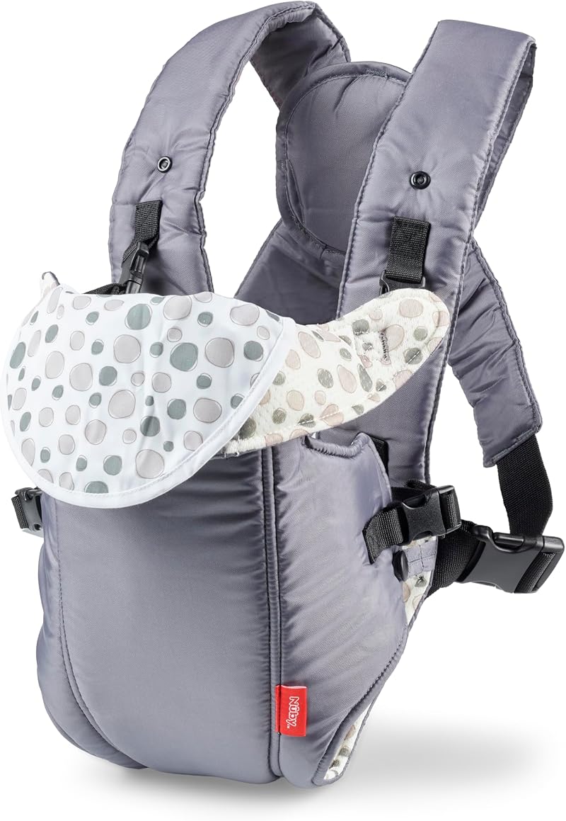 Nuby Two Ways to Wear Baby Carrier - Birth to Toddler | Adjustable Straps
