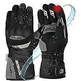IRON JIA'S Winter Motorcycle Gloves - Cold Weather Waterproof & Windproof Warm Riding Gloves with Touchscreen for ATV, UTV, Snowmobile