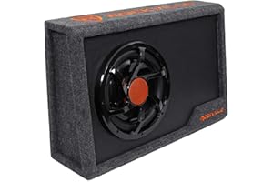 Rockville RWS10CA Slim 1000 Watt 10-Inch Amplified Powered Car Subwoofer Enclosure-Set of 1