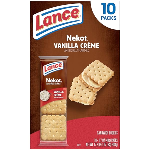 LANCE VANILLA FLAVORED CRÈME, 10 COUNT 1.7 OZ