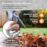 VonHaus Leaf Blower 3000W – 2 Speeds, 8m Cord, Detachable Chute view 3