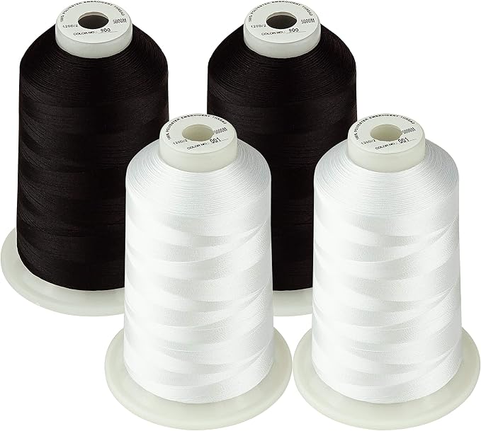 Set Filo Da Ricamo Per Macchina Brother - 63 Bobine Da 500m In Poliestere, 40 WT, Multicolore, Per Ricamo E Cucito
