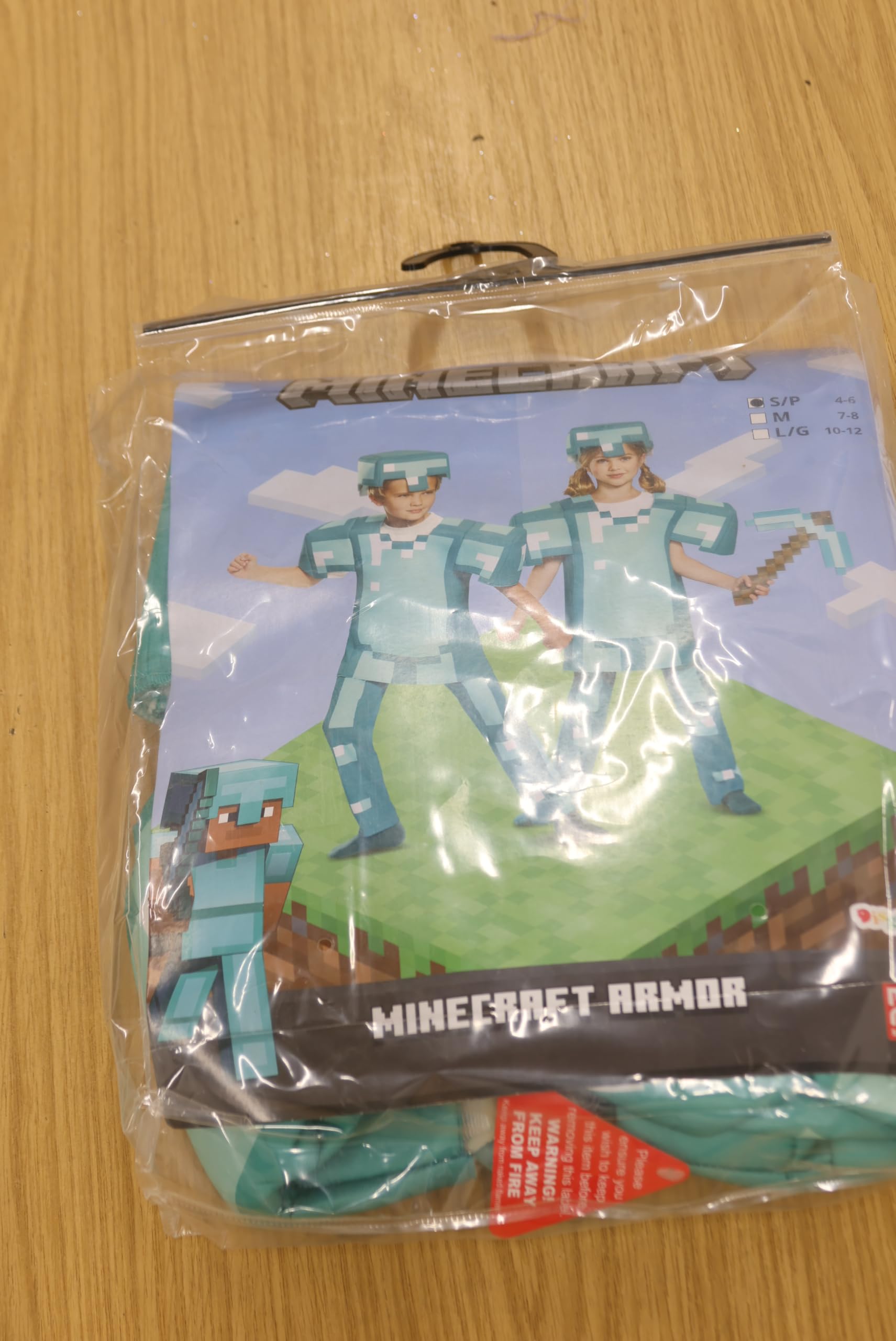 Kids Minecraft Armor Deluxe Halloween Costume