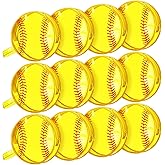 Reginary 12 Pcs Softball Cosmetic Bag Gifts Accessories for Makeup Bags Softball Clear PVC Cheer Case Toiletry Zipper Pouch Waterproof Travel Handbag Purses Organizer for Softball Team Gift