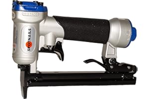 Spot Nails PS7116 Upholstery Stapler for 22-Gauge 3/8-Inch Crown Staples, 1/8-9/16-Inch