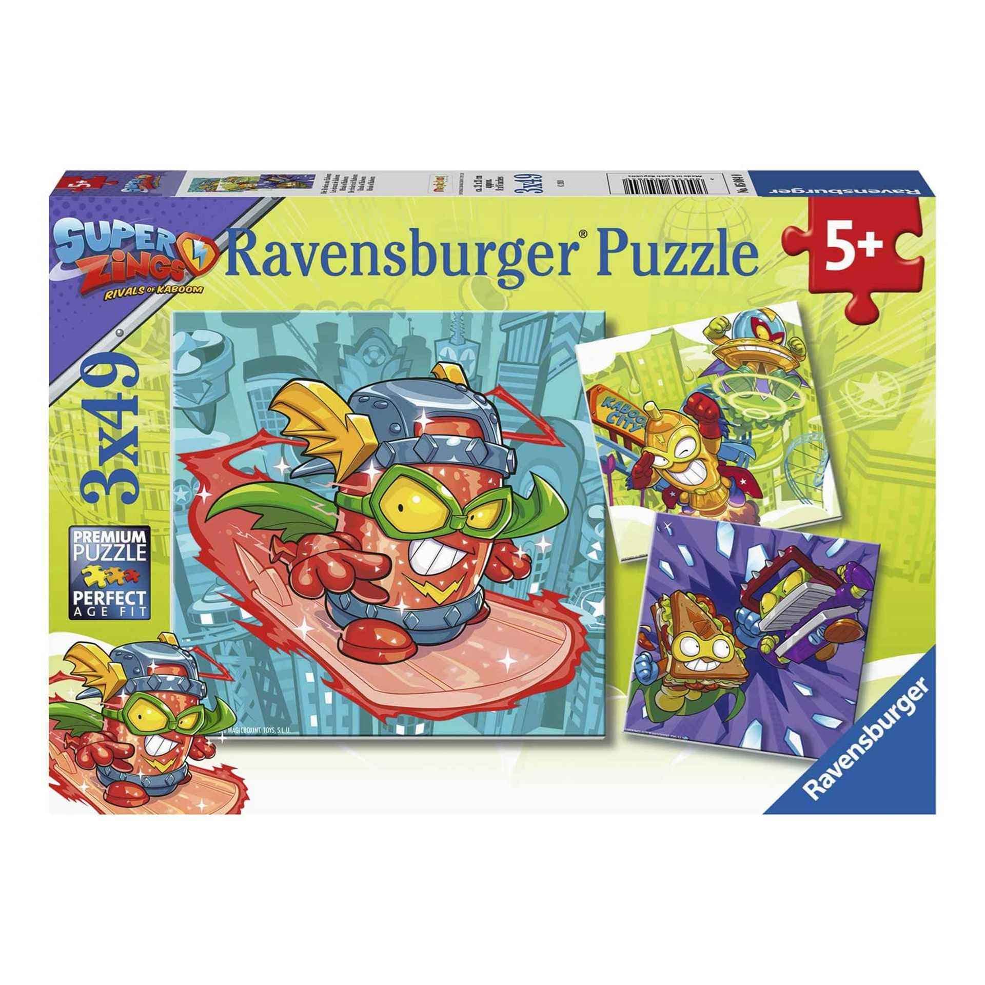 Ravensburger 5084 Puzzles Super Zings SuperZings/SuperThings for Children from 5 Years, Multi-Colour, 49 Piezas, 3 x 49 cm