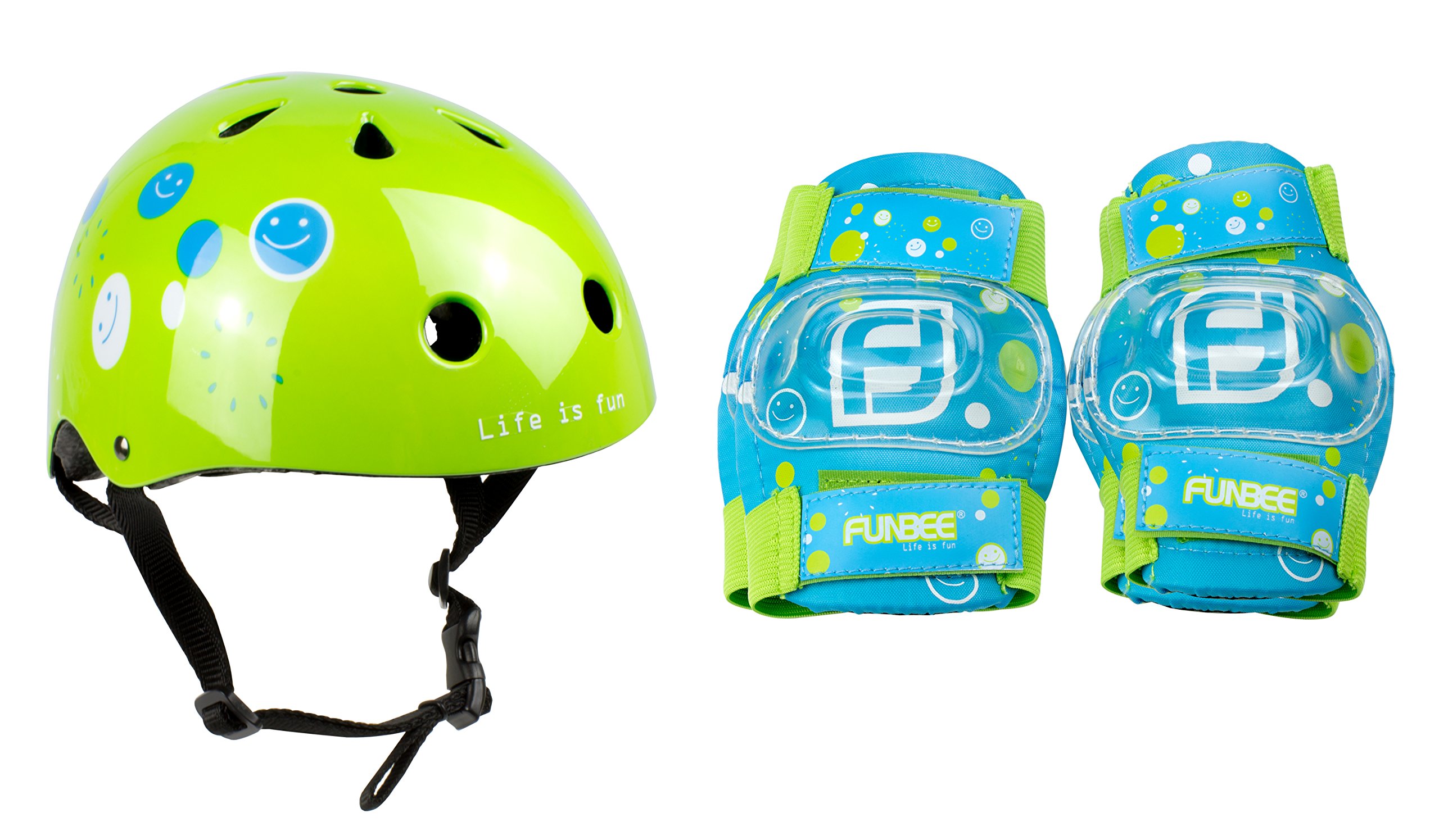 Funbee ofun318-g, Set of Protectors Unisex Children, Multicolored, S (50 – 52)