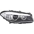 HELLA 010131661 Bi-Xenon Headlight Assembly, BMW 5 (F10, F11), Passenger Side