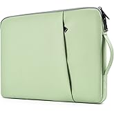 17 inch Laptop Carrying Case, Padded Travel Computer Sleeve Bag for HP 17.3-in Laptop, HP Envy 17, Dell Inspiron 17, ASUS Vivobook 17, Lenovo ideapad 17, Water-Resistant with Handle -Mint Green