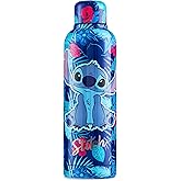 Disney Stitch Insulated Water Bottle - 515ml Stainless Steel Metal Drinks Bottle Teenagers Hot or Cold - School Sports Travel - Stitch Gifts