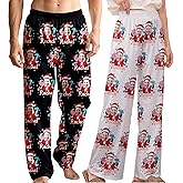 FunStudio 67 Meme Personalized Six Seven Pajama Pants for Men Women Custom 6 7 Photo Pj Pants Bottoms Christmas Gifts