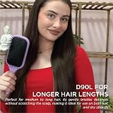 Denman D90L Tangle Tamer Ultra Brush Violet view 4