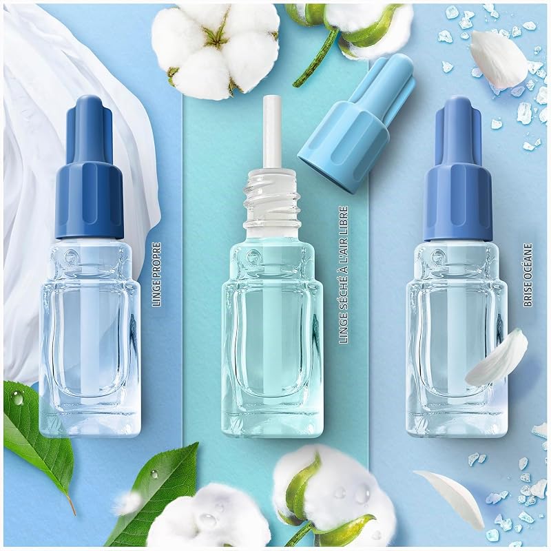 Désodorisant Électrique Recharges Parfum Pureté Coton x4 (20ml)