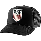 ALLNTRENDS USA Soccer Trucker Hat Embroidered Sport Fans US Flag Adjustable Cap