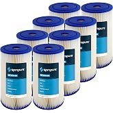 SpiroPure SP-EC5-BB 10x4.5 5 um Sediment Water Filter ECP5-BB CP5-BBS (8PK)