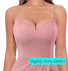 VFSHOW Womens Sexy Formal Prom Ruched Hight Slit