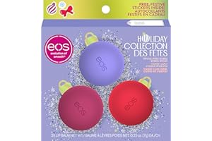eos Holiday Collection Sugar Plum Spritz, Candy Apple and Candy Cane Swirl Spheres, 21g, 3 pack