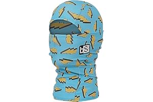 BLACKSTRAP Kids' Hood ExoHinge Balaclava Ski Mask, Helmet Compatible, Keeps Kids Comfortable and Warm