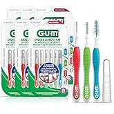 GUM Proxabrush® Interdental Brushes Variety Pack 48ct (6 Packs of 8ct)