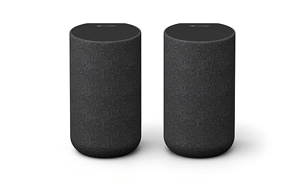 SONY SA-RS5 WIRELESS REAR SPEAKERS WITH BUILT-IN BATTERY FOR BRAVIA THEATER (BAR 8, BAR 9), HT-A7000/A5000/A3000 AND STR-AN1000