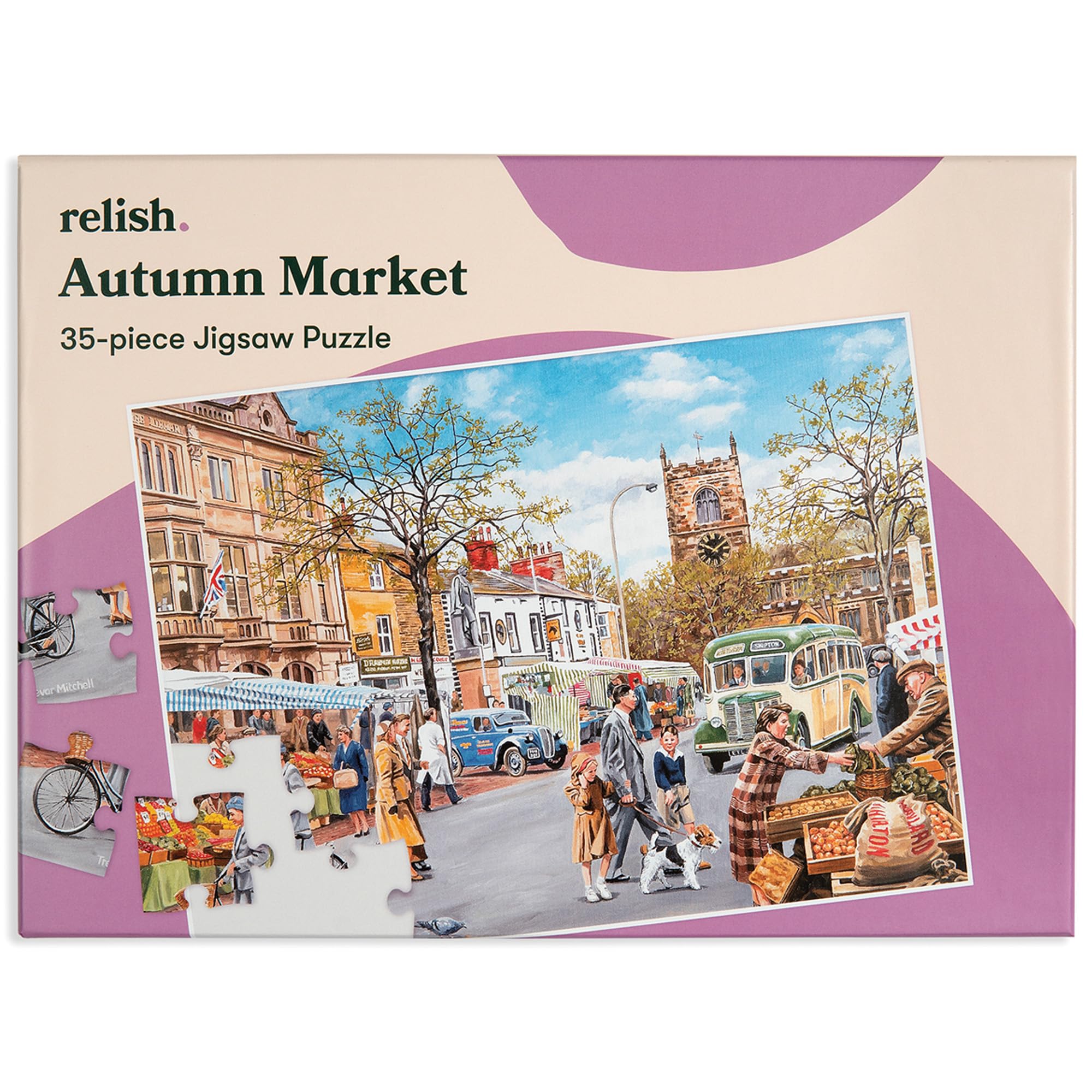 Relish - Dementia Jigsaw Puzzles for Adults, 35 Piece Autumn Market Puzzle - Activities & Gifts for Elderly People with Alzheimer's