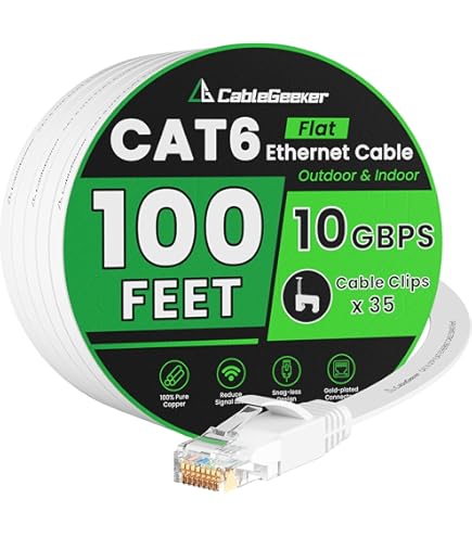 LogiLink - Câble éthernet 100m - Cat7 - S/FTP - Blanc | cable
